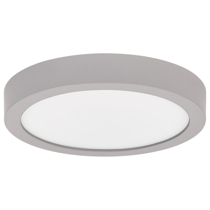 Deverick Acrylic Flush Mount, Silver