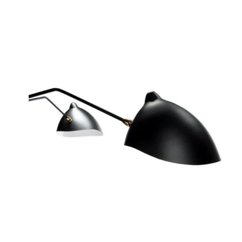 Luminaire suspendu en métal Gia, Noir, noir, noir, noir