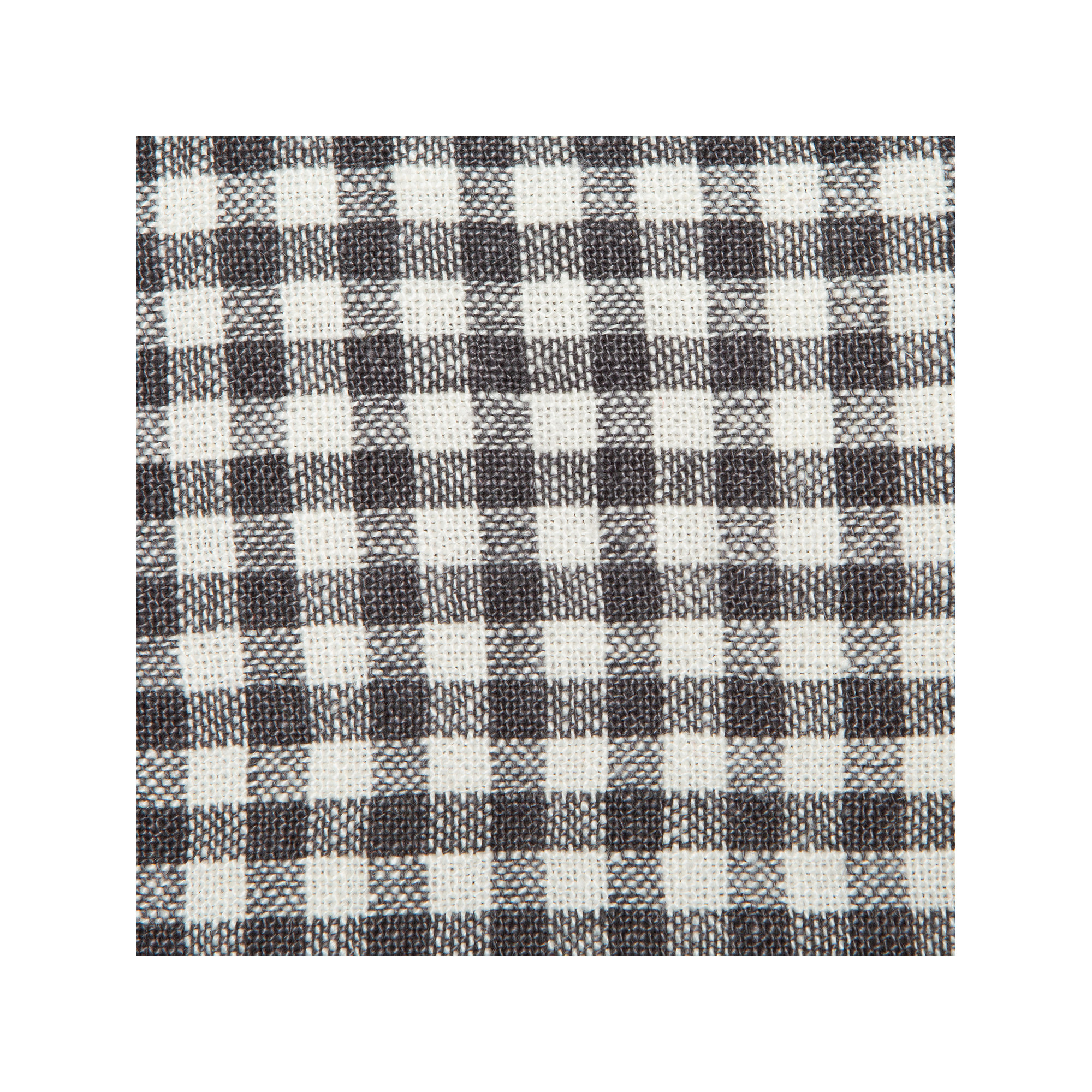 Blockton 20" Linen Napkin, Gray/Dijon