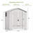 6 Ft. W X 4 Ft. D Resin Outdoor Storage Shed, Weather-Resistant Outdoor Storage With Reinforced Design-110872127