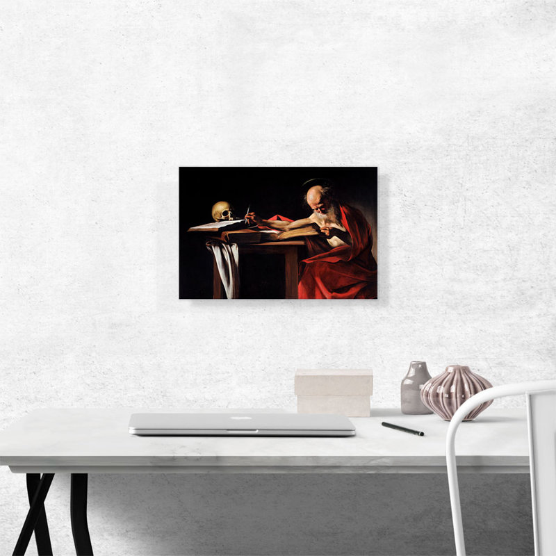 Saint Jerome 1606 - Impression, H 12 po x l 18 po x P 1,5 po
