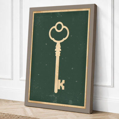 Skeleton Key Vintage - Wrapped Canvas
