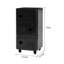Linetta Tray Top Wheel End Table-905767011