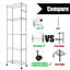 Ainslee 59cm W Powder Coated Steel Shelving Unit-391017234