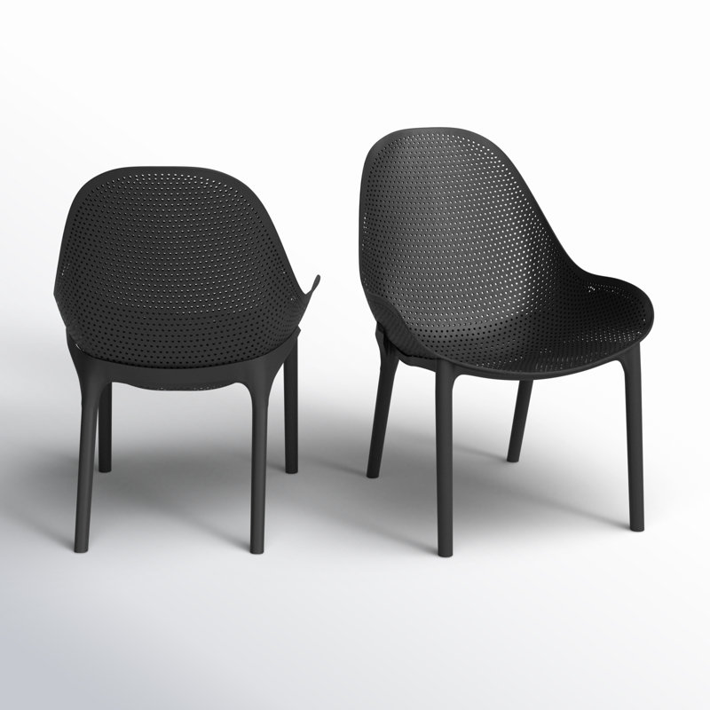 Chaise de patio Farrah, Noir