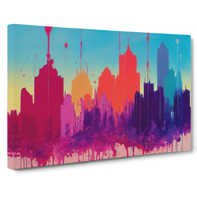 Skyscraper Skyline Vol.8 - Wrapped Canvas