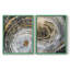 ABSTRACT Series CCxxxvii - reproduction encadrée de qualité supérieure - prête à être accrochée - aucun clou requis - aucun clou requis-1563967963-1563967958