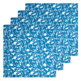 Blue Sanctuary Linen Square Napkins