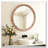 Vintage Rustic Round Wall Mirror