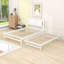 Lit plateforme double en bois avec lit gigogne simple-51847511