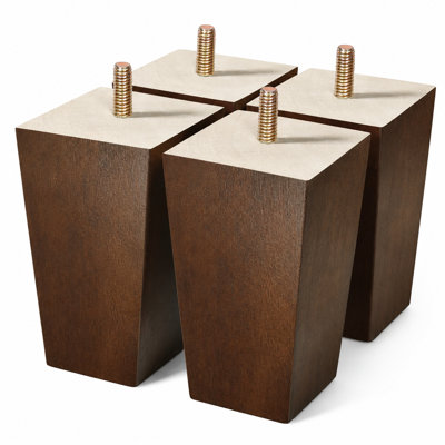 Wood Furniture Legs, 4 inch Sofa Legs