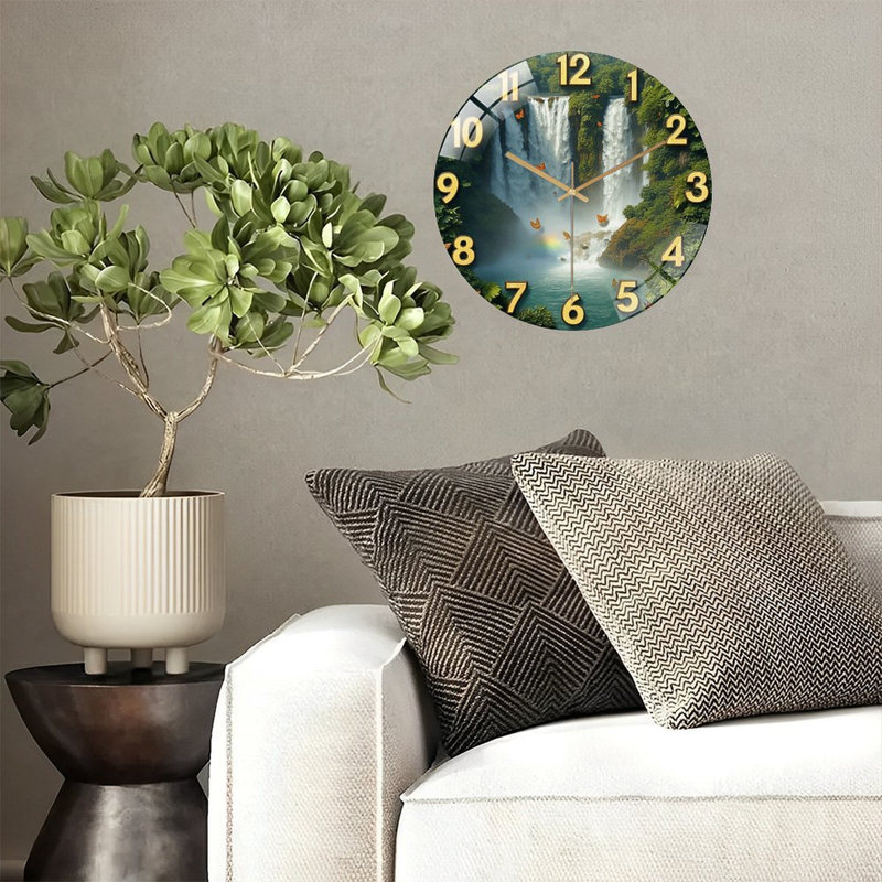 Horloge murale Waterfall