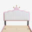 Lit plateforme tapissier avec bandes claires-1109022920