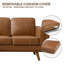 Carmen 2-Piece Upholstered Square Arm Sofa Set-1900152200-1900152207