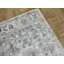 Tapis oriental noué à la main ivoire / brun / noir / bleu clair Oushak-69534063