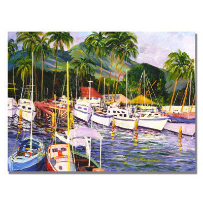 " Lahaina Maui " by Manor Shadian Painting Print