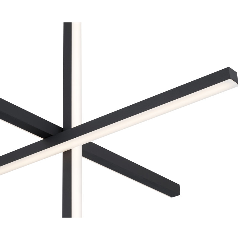 Luminaire suspendu DEL Vega - finition noire, Black
