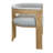Jaden 60" Dining Table With 6 Trish Silver Chairs