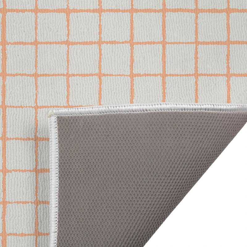 Paillasson Rebar, Pêche / orange, L 21 po x L 34 po