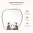 Irregular Wall Mirror, Asymmetrical Wood Mirror-1255175364