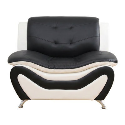 42''Modern Two-Tone Single Sofa