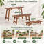 Marjorie  Solid Wood Plant Stand 3 Tier Set of 3