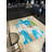 Barcelona Collection Multi-Colored Abstract Patterned Creative Modern Decorative Rug-932205028
