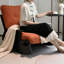 Chaise berçante moderne en bois massif rembourré-106886812
