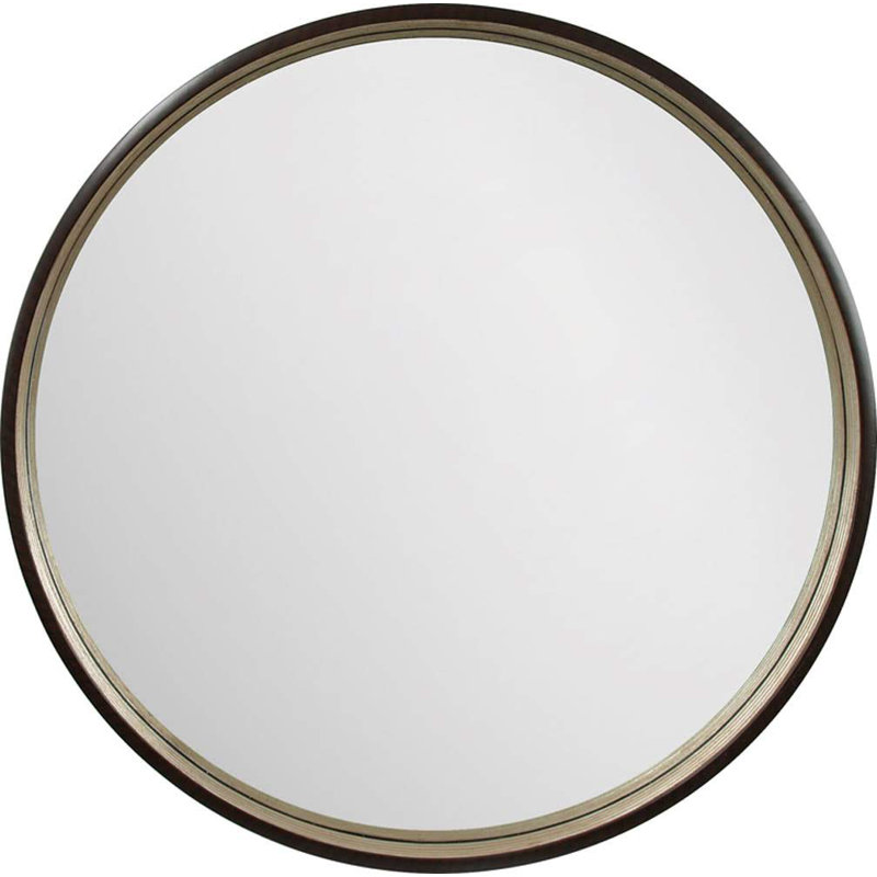 Miroir biseauté moderne et contemporain, 25 po x 25 po
