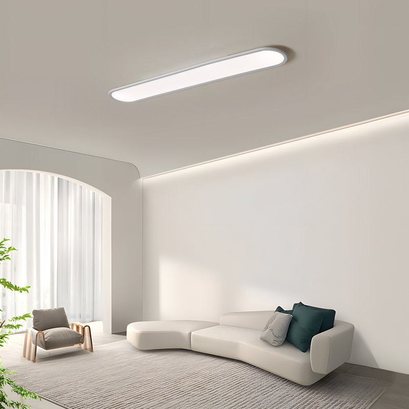 Gracious 140cm LED Integrated Flush Mount, White