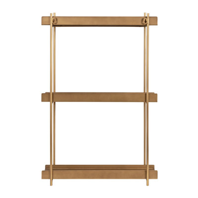 Bellamy Rectangular Metal Floating Shelf