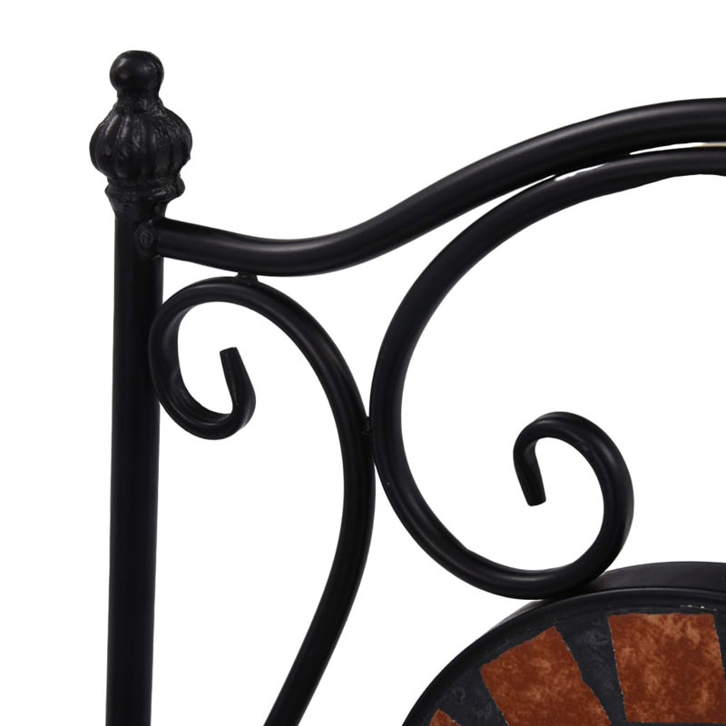 Cappello Patio Dining Side Chair, Brown