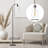 Candye 66'' Arched Floor Lamp with Remote Control and Bulb Included