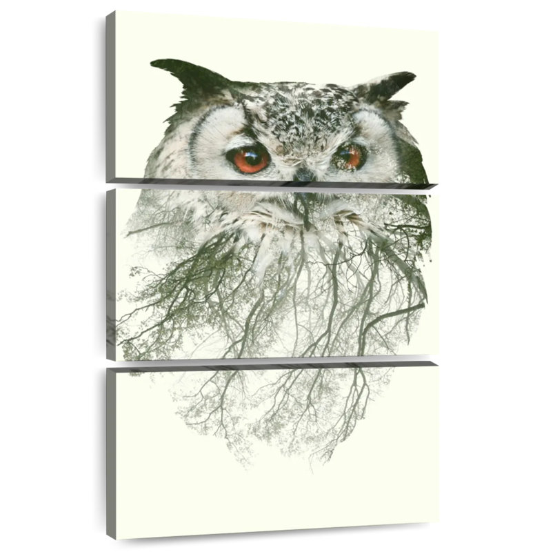 Brampt Forest Tree Owl, 50" H x 32" W