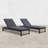 Pawni Teak Outdoor Chaise Lounge-397257006