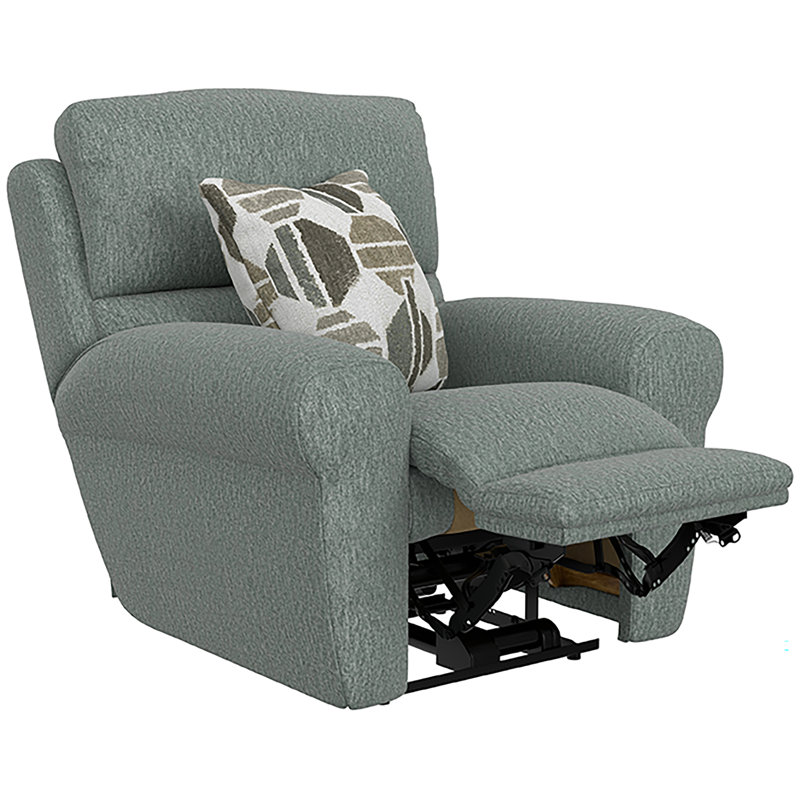Meniru Power Reclining Lay Flat Recliner, Green