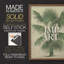 «Burlap Palm Silhouette I», reproduction encadrée - bois massif-1156731677-1156731746