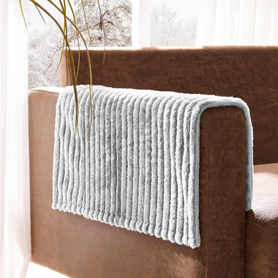 Housse 100% imperméable pour canapé 2 pièces, housse pour accoudoirs de fauteuil flou épais, protecteurs d'accoudoirs de fauteuil inclinable doux, housse pour accoudoirs antidérapants