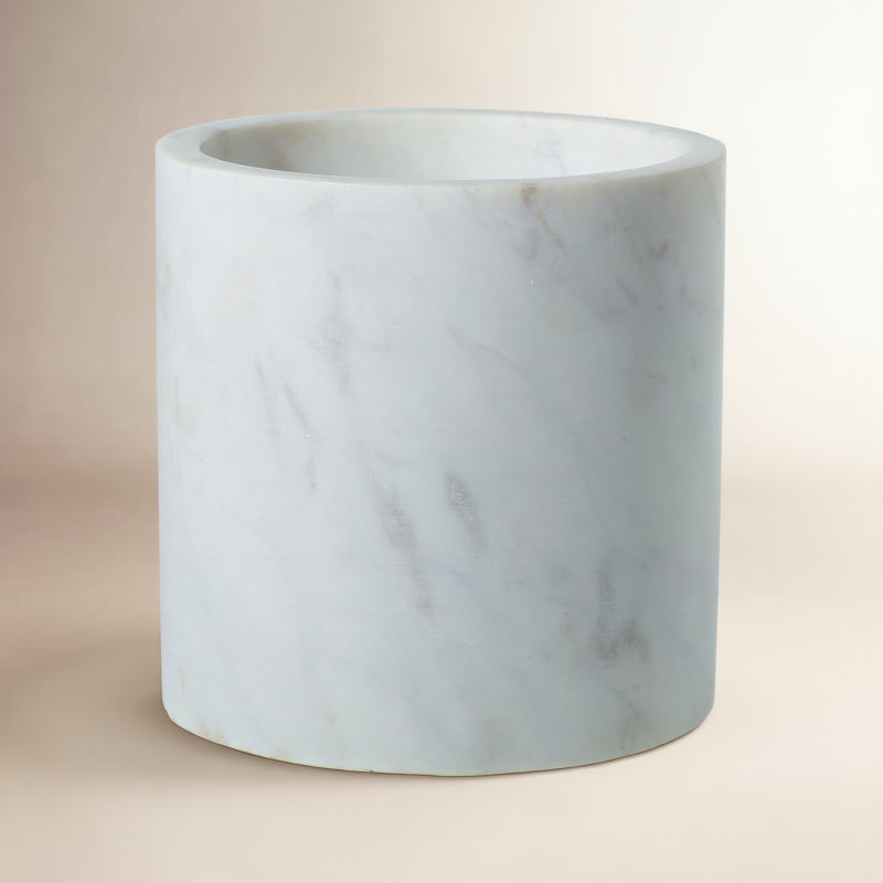 Pot à fleurs en pierre Gerrie, H 6,25 po x l 6 po x P 6 po