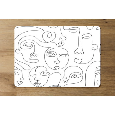 Dubhgan Wood No Pattern Rectangle Placemat