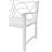 White Metal Porch Bench For Outdoor - Strong Frame With And Armrest, , Yard, Porch, Balcony, Fits 2 3 Individuals Yard Patio Rust- Accommodates Persons