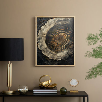 Reproduction encadrée ABSTRACT Series CXCIX - bois massif