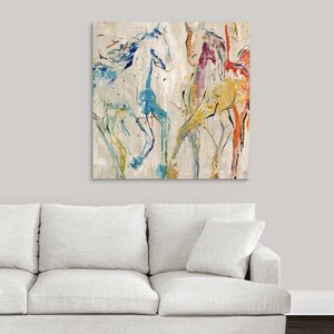 Tolya Horse Dance by Aniha Canvas Art on Canvas