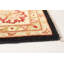 Tapis d’intérieur en laine chobi noir/crème 9 pi 1 po x 12 pi 1 po one-of-kind à la main-noué la 2010 Idlewild