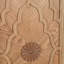 Grande armoire de rangement sculptée avec poignée en métal et porte d'entrée-2090936822