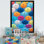 «Rainbow Umbrellas Collage II», reproduction sur toile