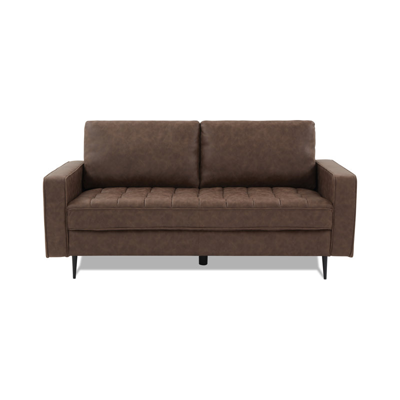 Dissay 3 Seater Faux Leather Sofa