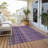 Kinslee Washable Plaid Indoor / Outdoor Rug-1411917779