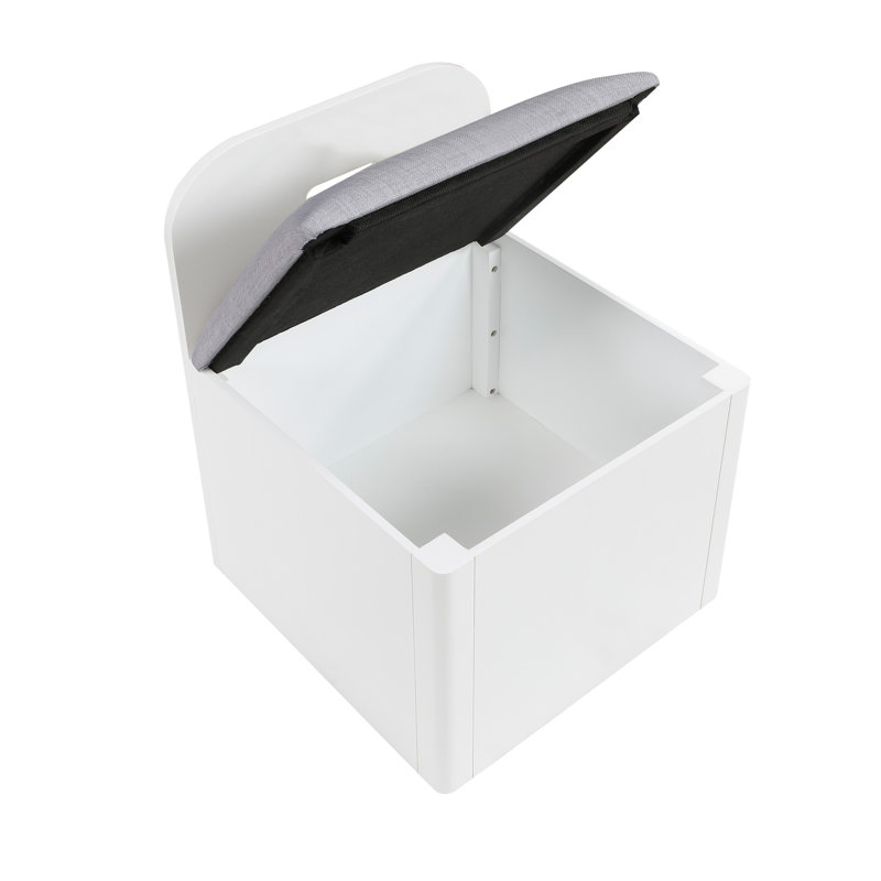Cadre de lit plateforme Mid-Century, Lit simple, Blanc