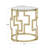 Birnson Glass Frame End Table